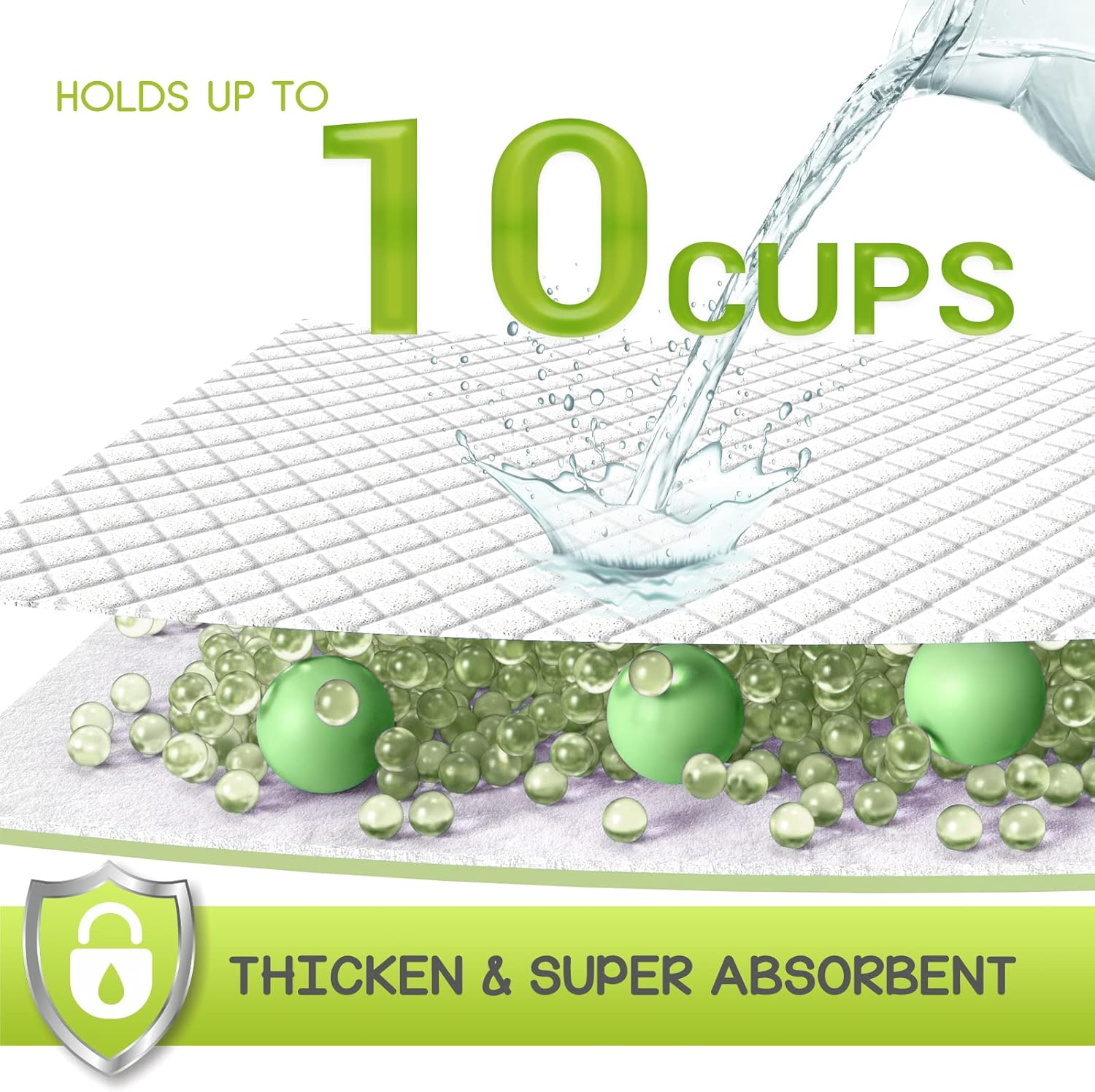 CROCI XXL 30"x36" Charcoal Pads for Dogs 35 Count & CROCI Dog Pads Daisy Fragrance 30x36in 40 Count