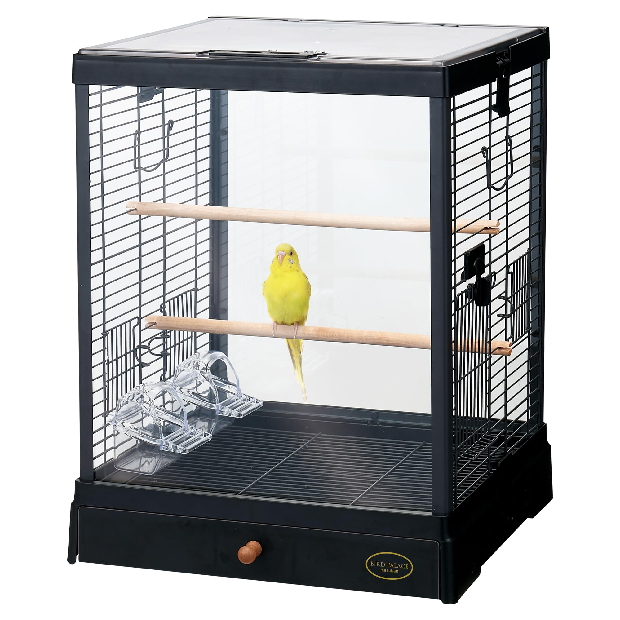 インコケージ　ミニマルランド バードパレス クリアスクリーン 40BK Amazon | ミニマルランド バードパレス クリアスクリーン 40BK