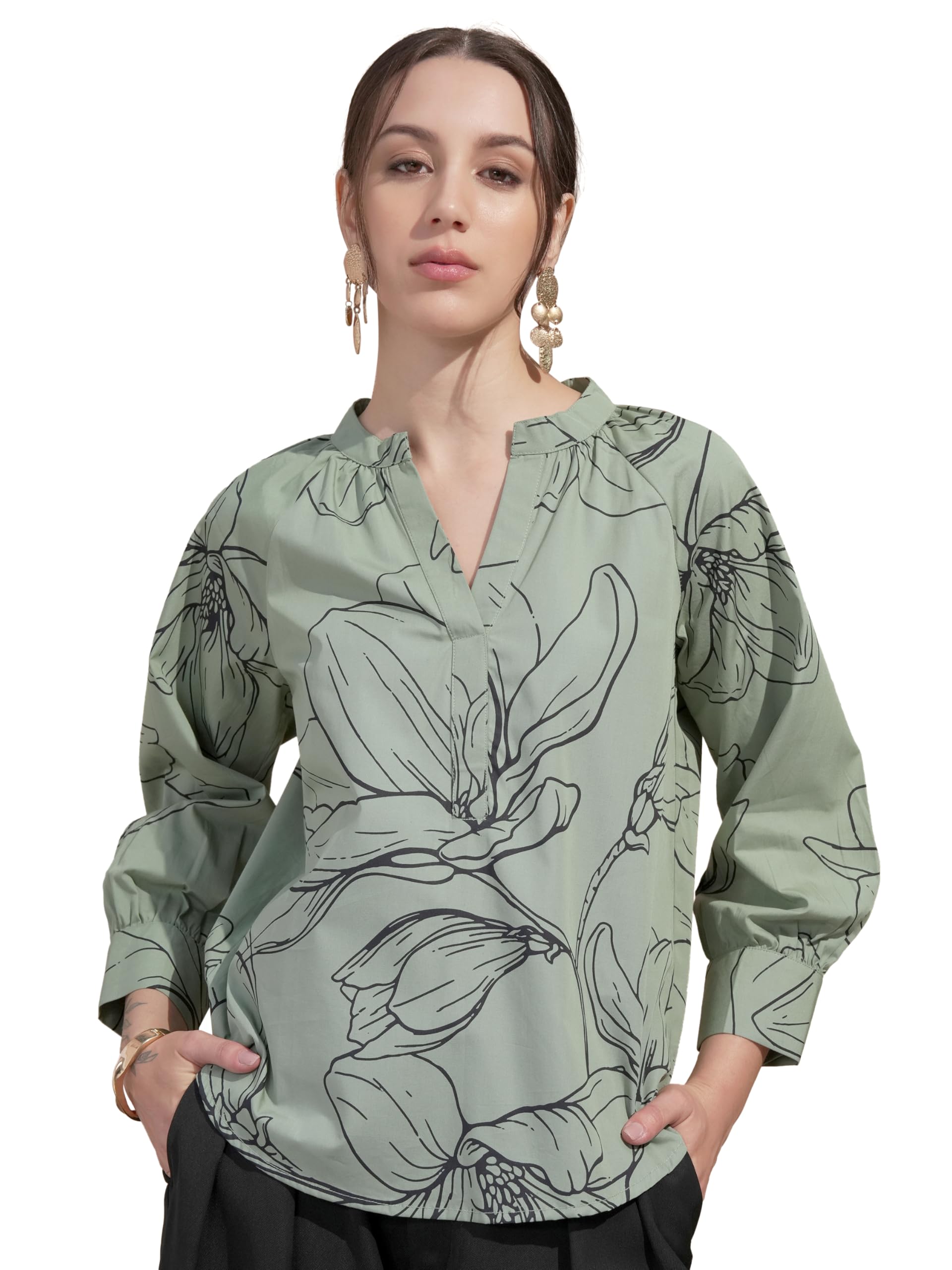 Women's Ethnic Tops | Regular Fit | Fashionable Top with Comfortable Fit