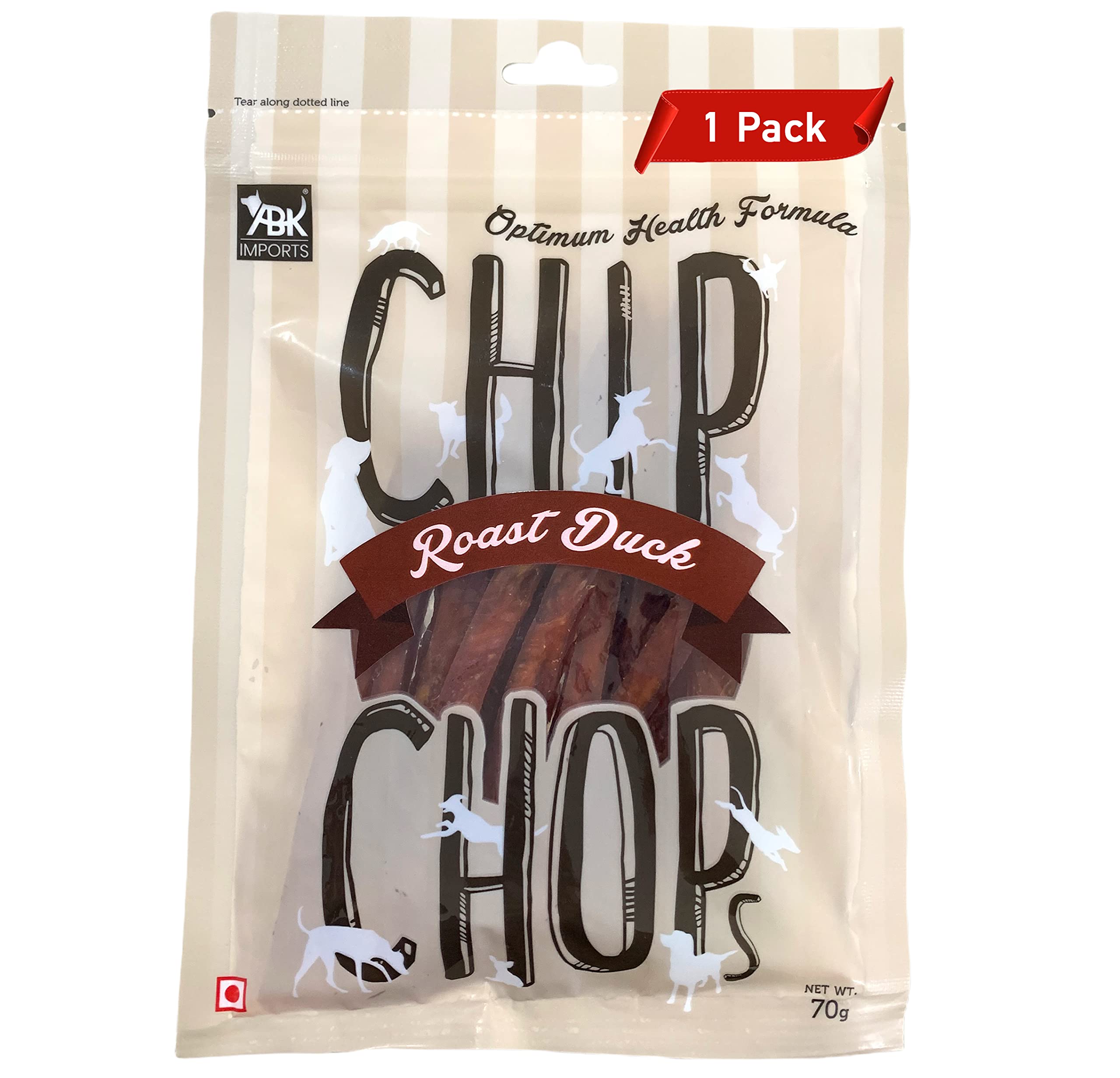 Chip Chops Roast Duck Strips: Delicious Dog Treat by For The Fur Kids (1 Pack)