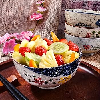 【新品】GOUJIN×BOTANIZE SEN bowl type set Amazon.com | Whitenesser Japanese Ceramic Rice & Sushi Bowls