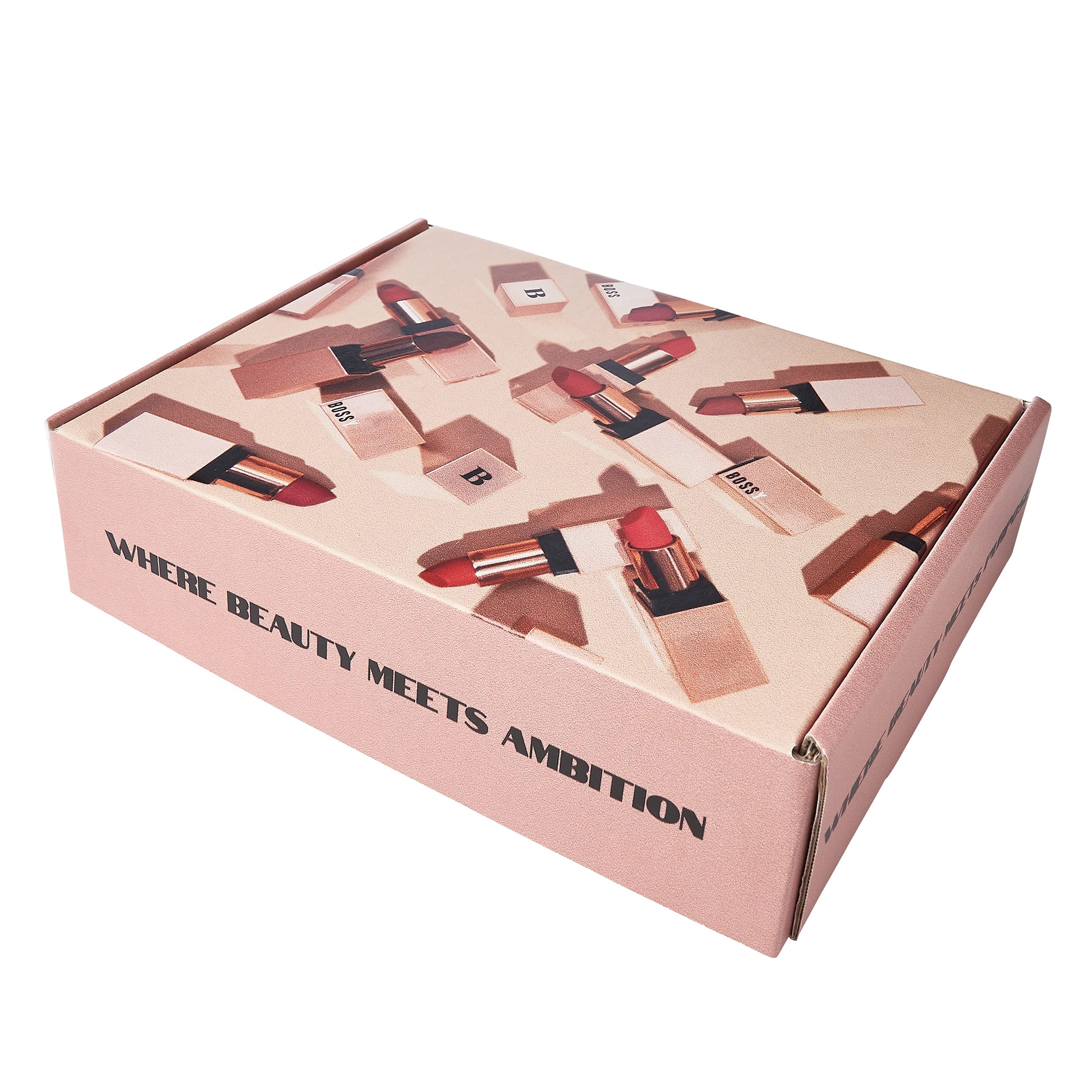 Luxe Lipstick Set, Matte, Long Lasting, Hydrating Vegan with Vitamin E & Watermelon Seed Oil, Oprah's Favorite Things 2021, Pack of 4