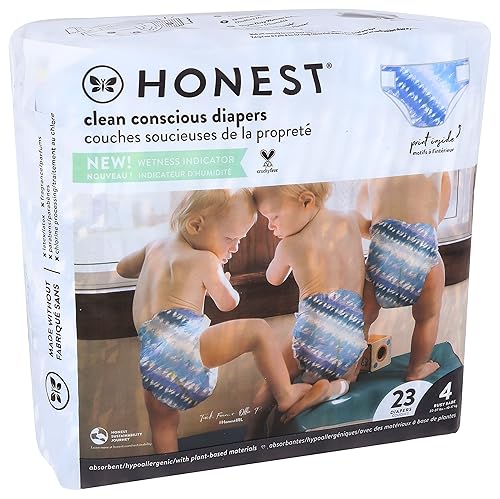 Miniatura 2 de The Honest Company Pañales de teñido anudado talla 4, 23 unidades, 23 unidades