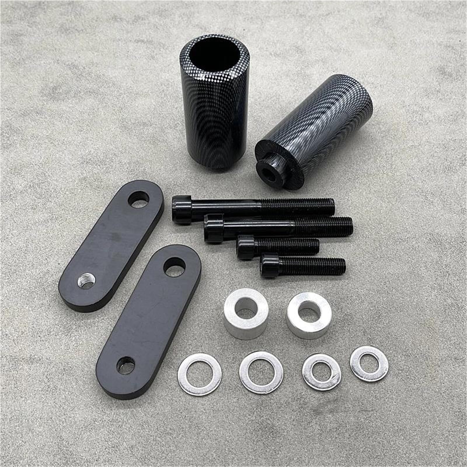Accessori Per Motore Moto Parti Paratelaio Protezioni Caduta Carbonio Nero Per CBR1000RR 2004 2005(Carbon)