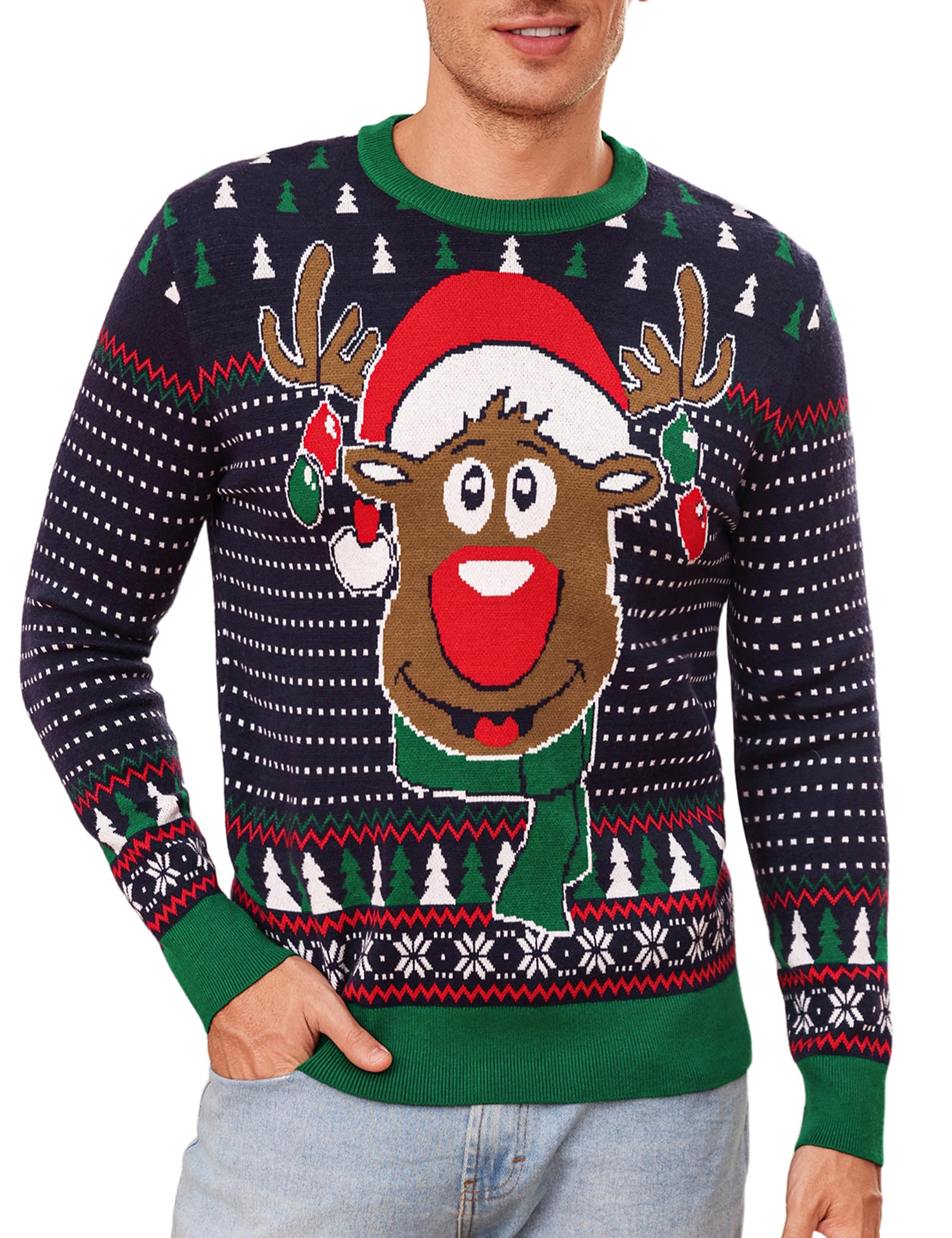 Foute kersttrui zwart Im Too Sexy For This Shirt voor heren bestellen voor € 22.99 bij het