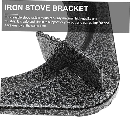 Miniatura 6 de GLEAVI Soporte para estufa de gas, soporte de wok para estufa eléctrica, cubierta de estufa de gas, estante para ollas, soporte para utensilios de