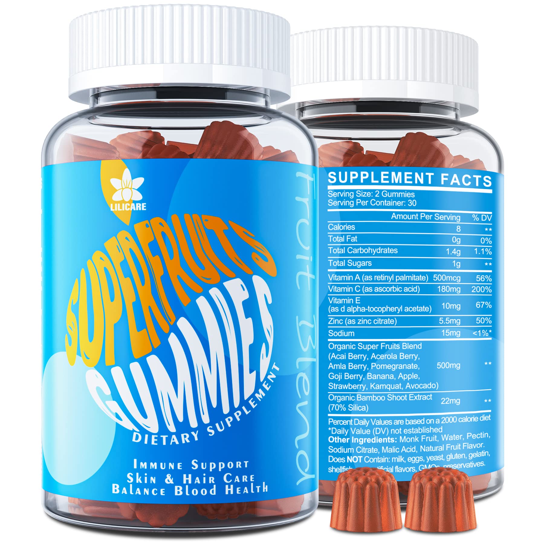 Photo 1 of EnvyDeal Superfruit Vitamin Collagen Gummies,Extracted from Goji berriesy 