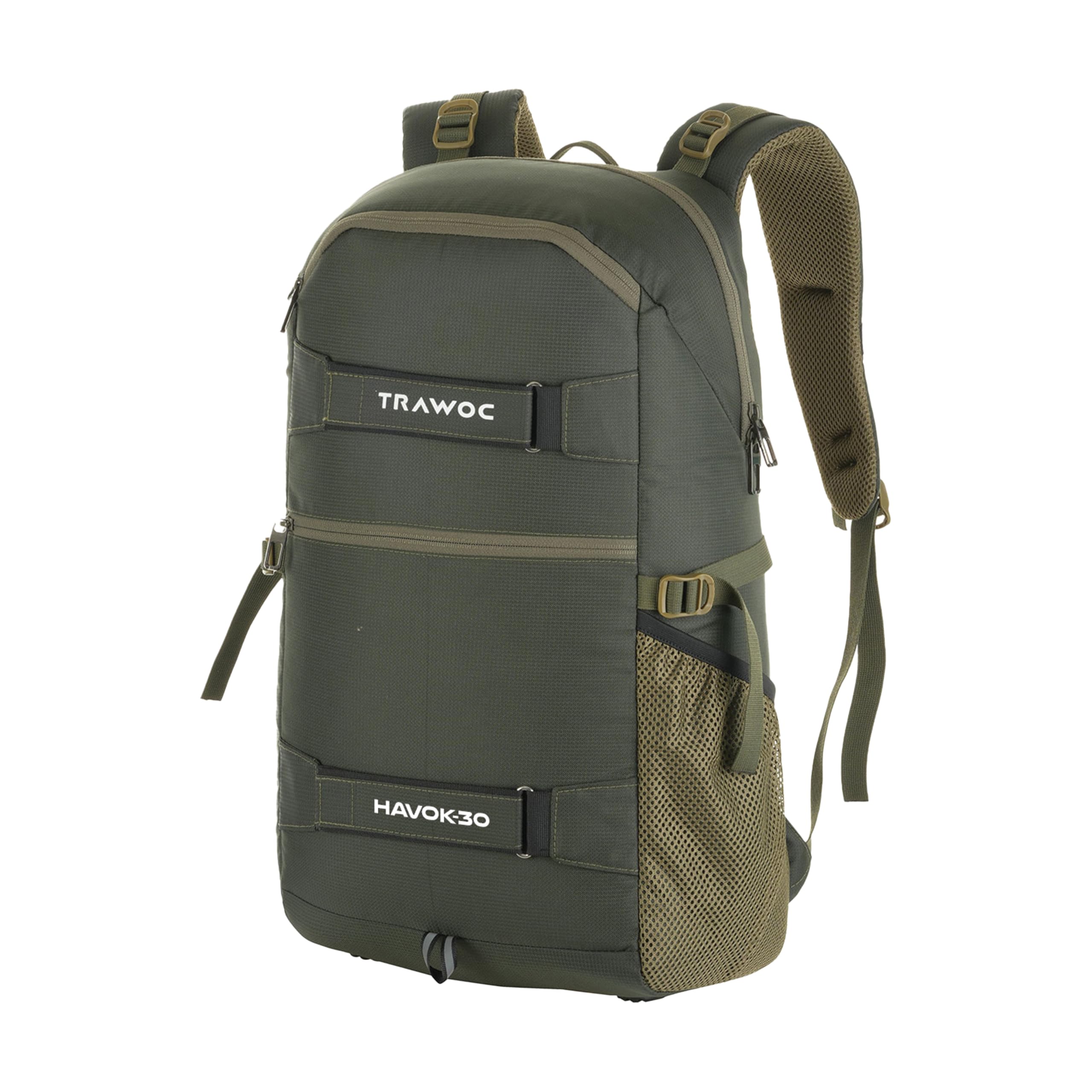 havok 30l travel backpack unisex 30 litre laptop backpack for men & women, ideal travelling casual bag for office and day trip lhk007, 3 year warranty
