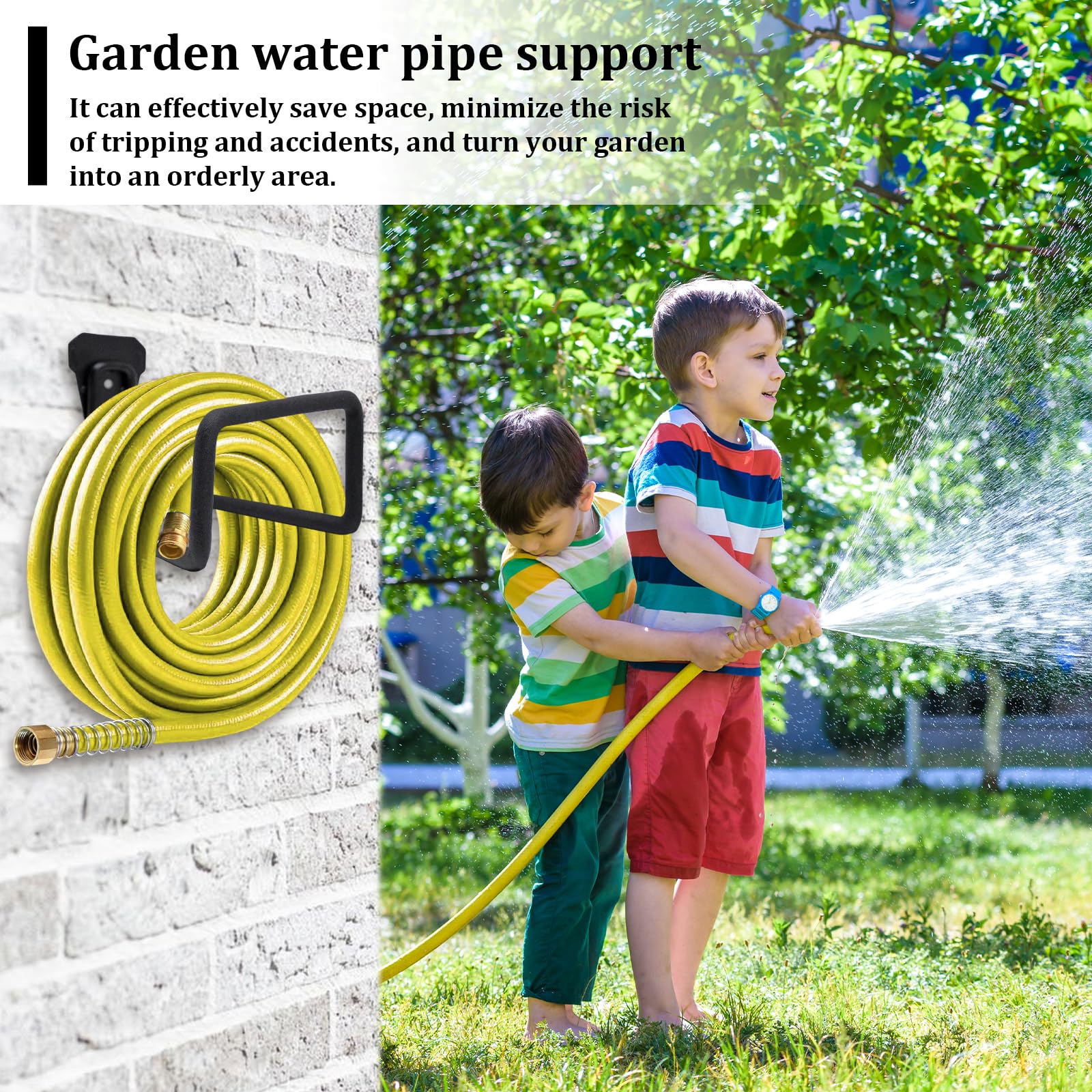 Set di 2 ganci per tubo da giardino a parete - Leroy Merlin