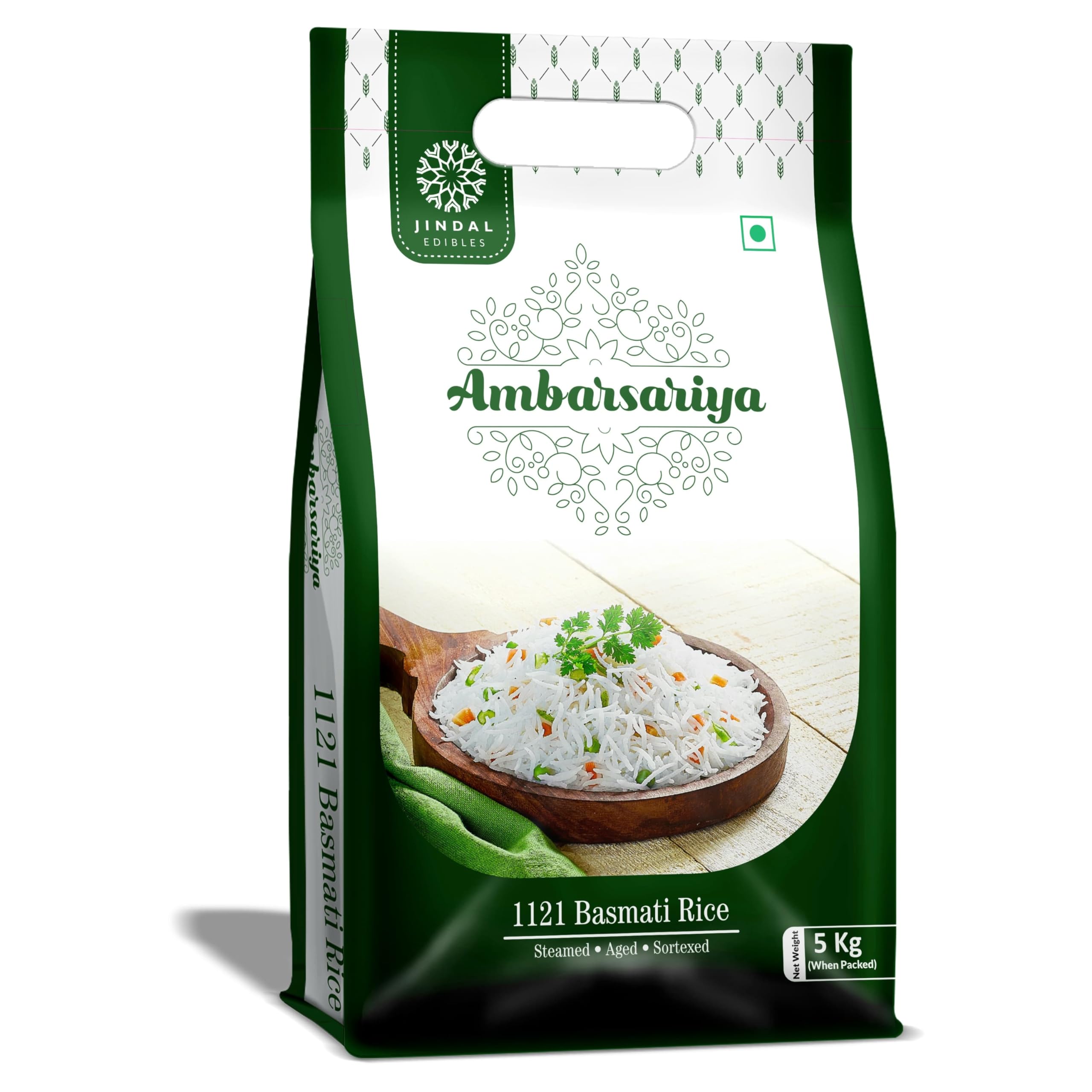 Ambarsariya Premium Basmati Rice 5kg | Long Grain | Naturally Aromatic & Aged for 12 Months (B0D58B718D) Amazon Price History, Amazon Price Tracker