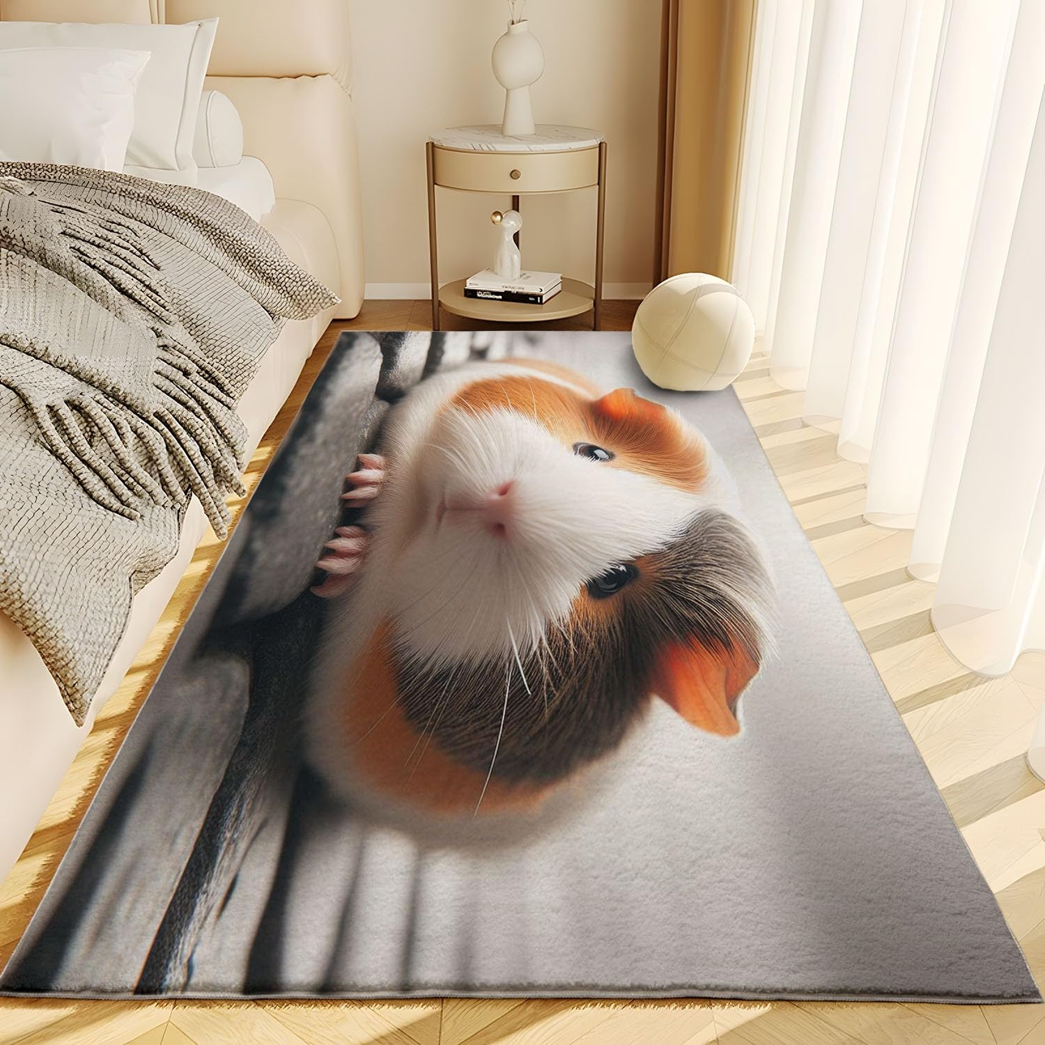 Tappeto a pelo lungo per soggiorno, lavabile in lavatrice, morbido e non perde pelo, per camera da letto, ufficio e cucina, facile da pulire (140 x 200 cm)