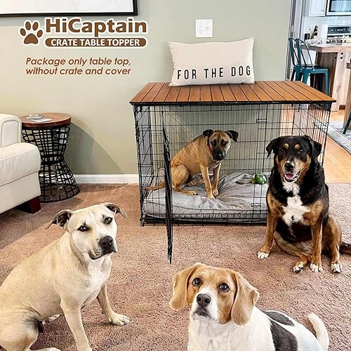 Miniatura 6 de HiCaptain Decoración de mesa para jaula de mascotas  Decoración de jaula de perro de alambre personalizada para mascotas (L (para caja de 48