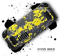 Vista 3 de Design Skinz - Compatible con Steam Deck - Calcomanía protectora de vinilo extraíble resistente a los arañazos - Camuflaje digital amarillo