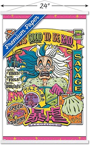 Miniatura 3 de Trends International Disney Villains - Póster de pared con marco magnético