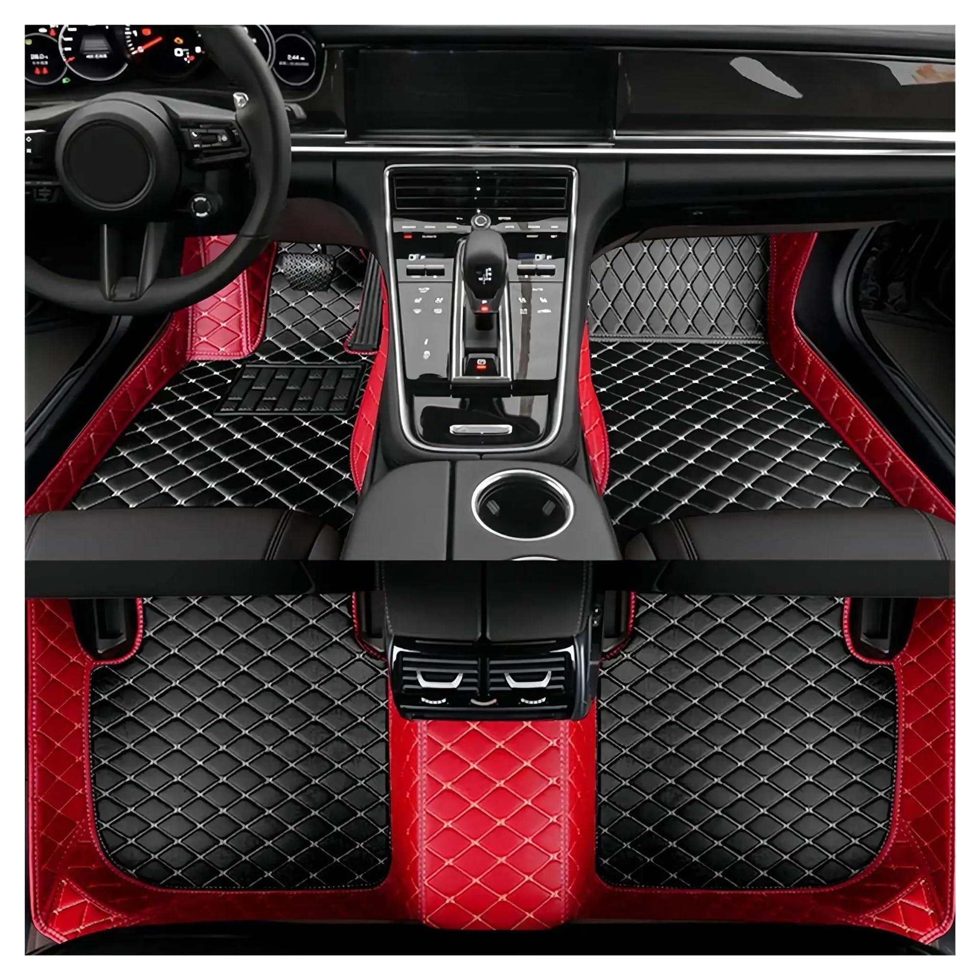 Tapis de sol voiture en cuir antidérapant imperméable pour Hyundai Tucson 2019