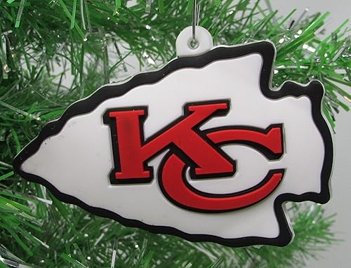Miniatura 4 de Arrowhead Patrick Mahomes Football Team - Juego de adornos navideños de 6 piezas