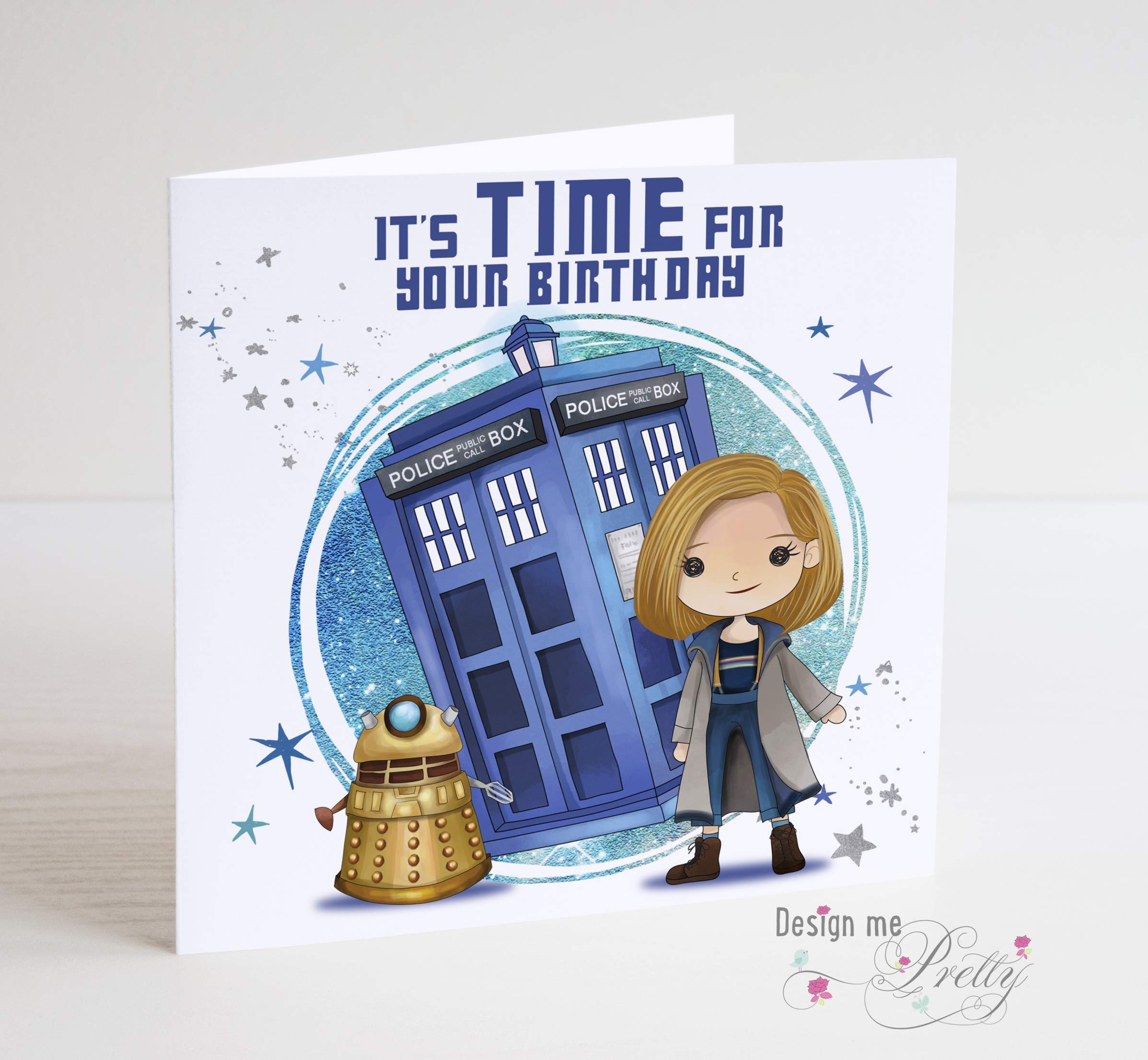 Doctor Who Personalised Birthday Card - 13th Doctor