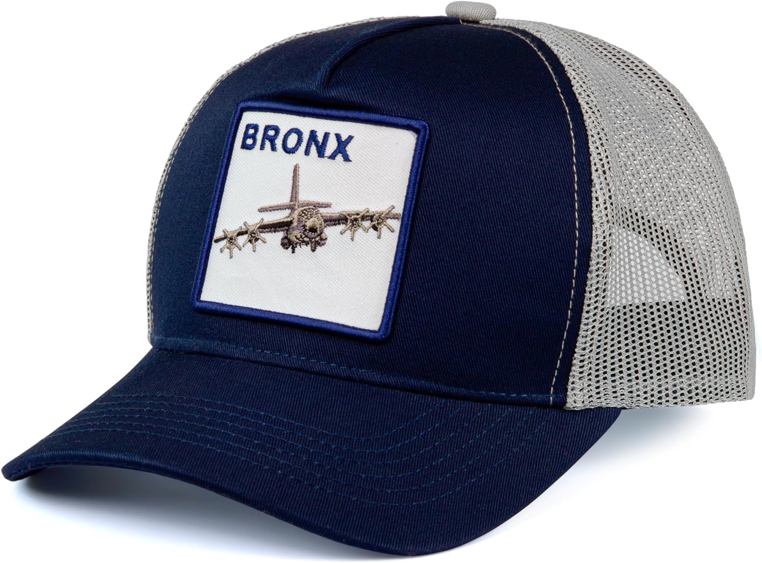 Baseball Fan Patch Trucker Hat - Netted Snapback Baseball Cap with Team Design for Men & Women