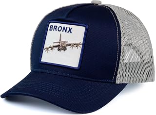 Baseball Fan Patch Trucker Hat - Netted Snapback Baseball Cap with Team Design for Men & Women