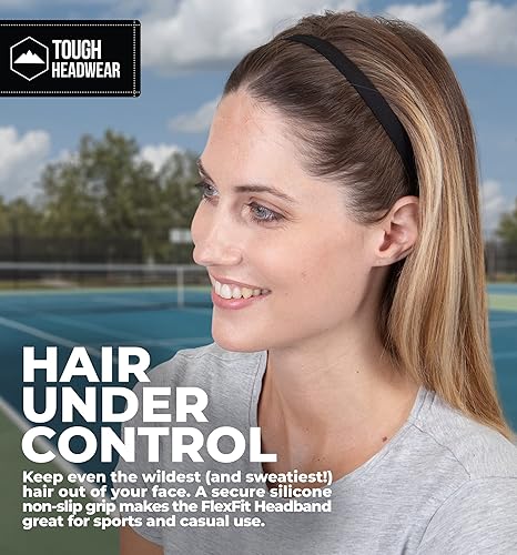 Miniatura 2 de Thin Elastic Headbands for Women - Athletic Headbands - Sports Headbands Men - Soccer Headband - Workout Headbands for Women