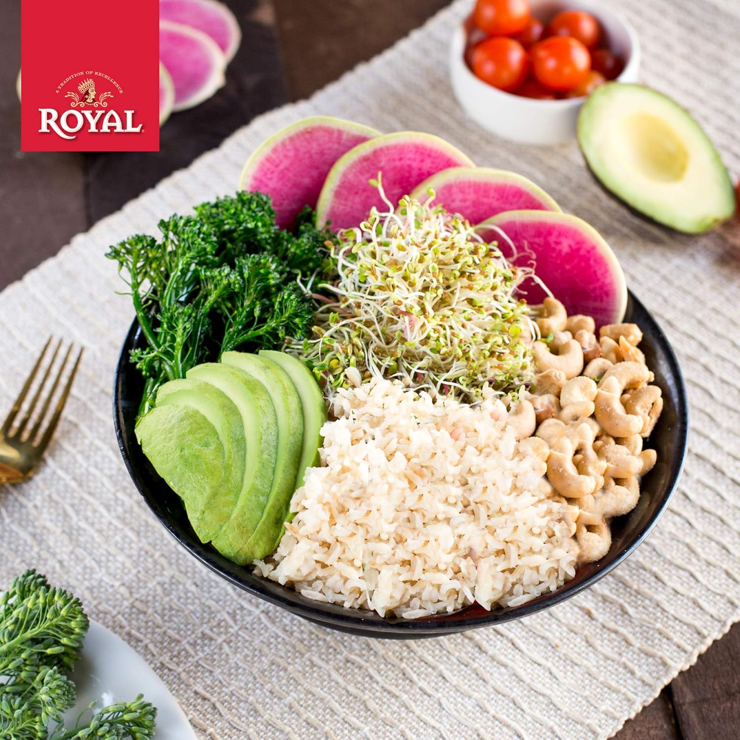 Royal Basmati arroz en bolsa plástico Yaxa Colombia
