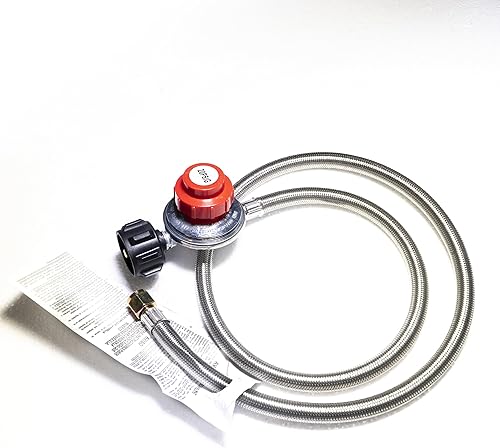 Miniatura 8 de Quemador de propano único de acero inoxidable - Cocina de gas para exteriores con regulador de 20 PSI, estufa de propano portátil de alta potencia