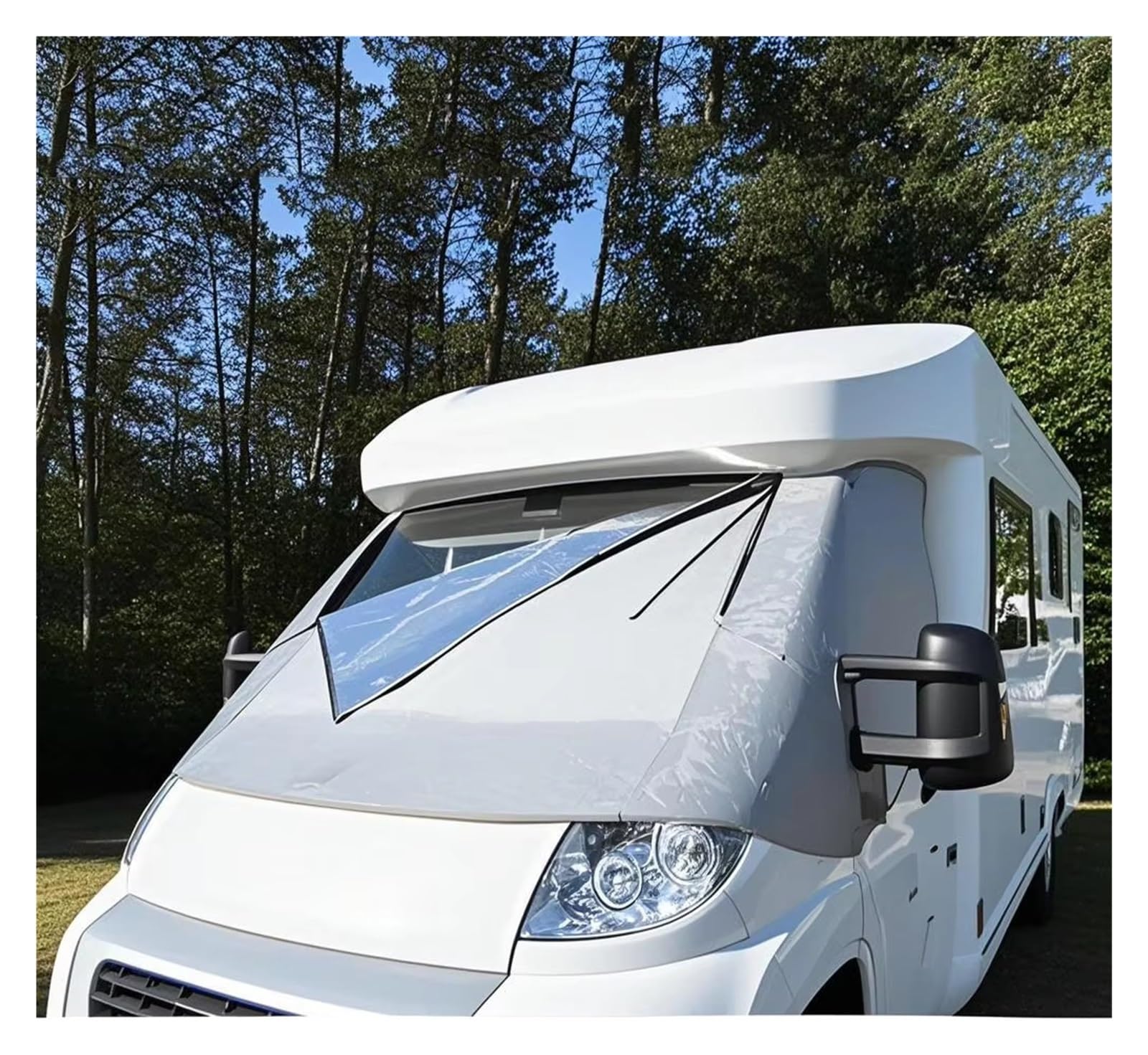 Kfz Outdoor Abdeckplane Für FIAT Für Ducato Für Peugeot Für Boxer Für Citroen Für Relay X250 Für Caravan Windschutzscheibe RV Sonnenschutz Autoscheiben Sonnenschutz