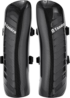 Ski Shin Guards for Skiing Pro Shield, Racing Ski Shin Pads for Skiing & Snowboarding, Premium High-Impact Protection with Adjustable Straps & Durable Shell