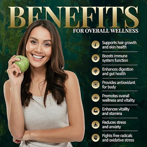 Miniatura 6 de Quiv Cápsulas de musgo marino irlandés, aceite de semilla negra, ashwagandha, cúrcuma, vejiga, bardana, jengibre, vitamina C, D3, saúco, manuka