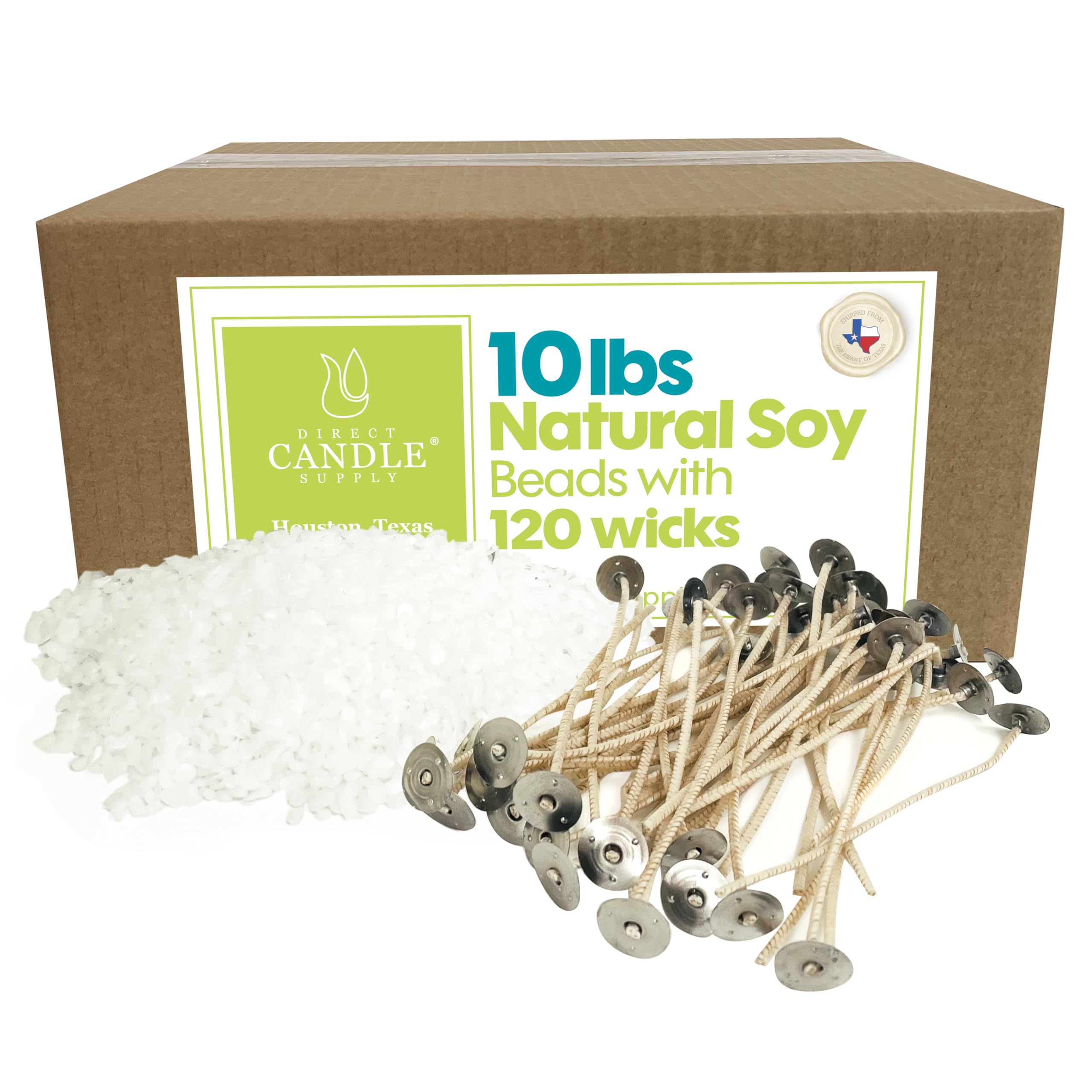 Flocons de soja 4,5 kg pour fabriquer des bougies sans fumée toxique