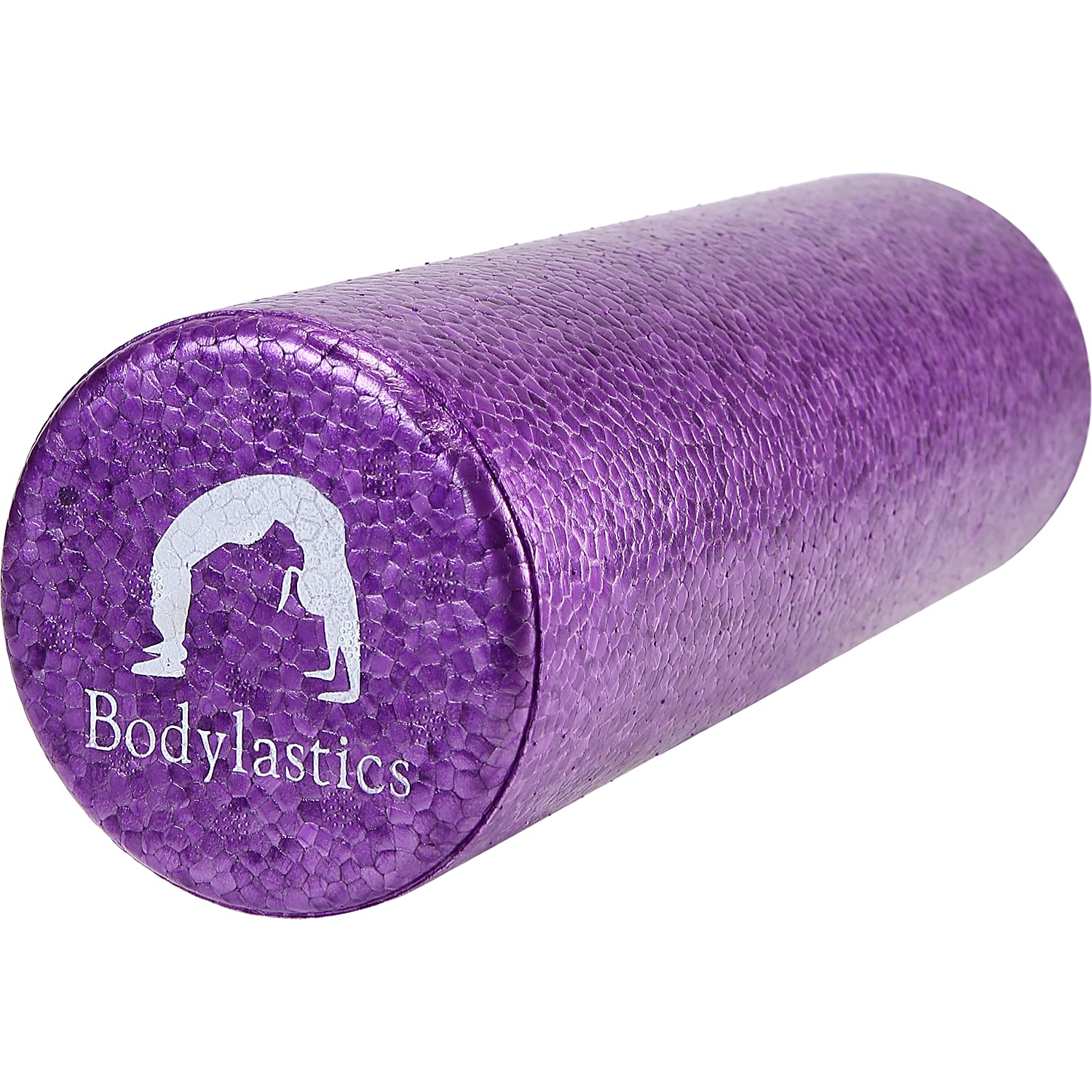 Bodylastics Foam Roller for Exercise, Back Pain, Deep Tissue Massage, Relief from Sore Muscles Pain, Pre & Post Exercise Fitness Workout Sessions (Purple, 45cms)