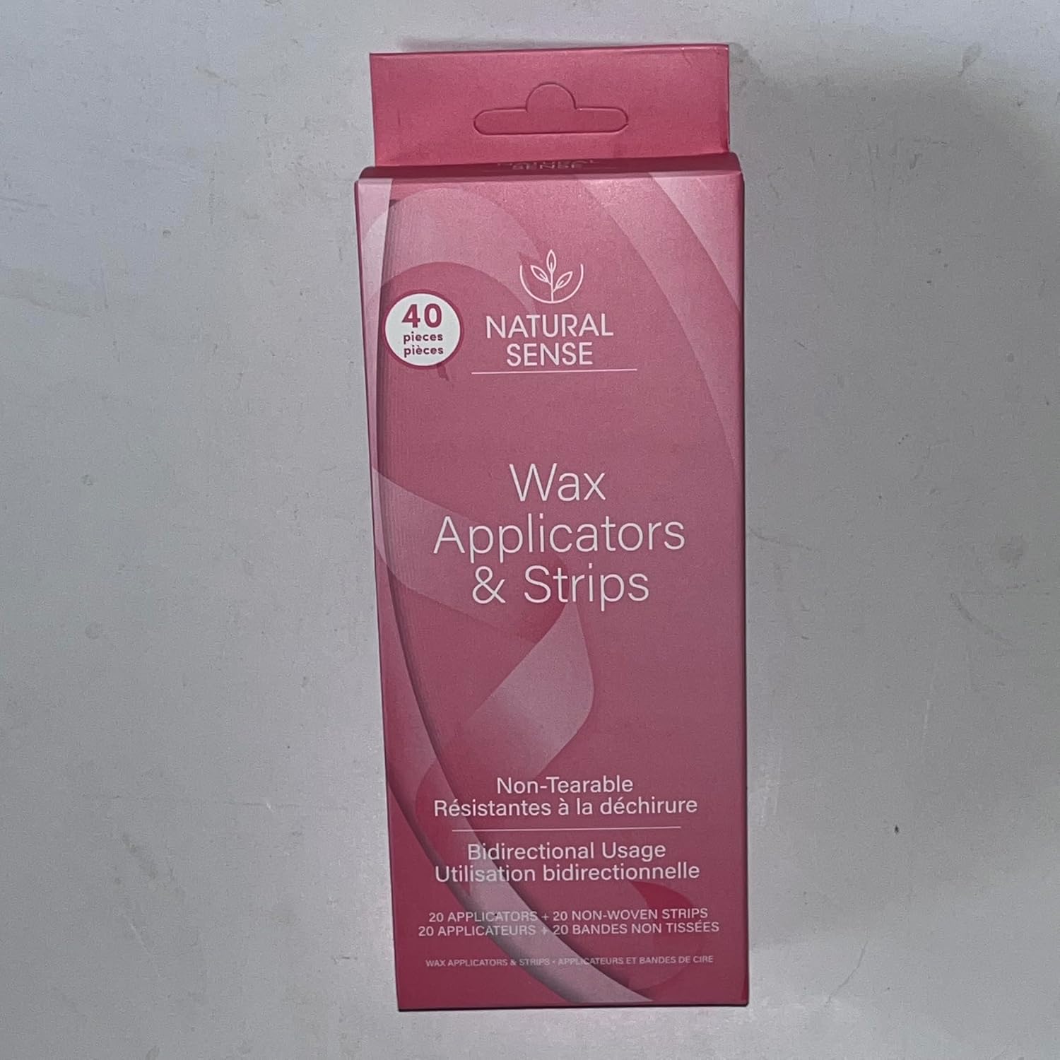 Natural Sense Wax Applicators and Strips for Hair Removal