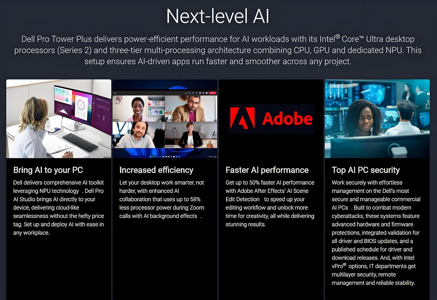 Dell Pro Tower Plus Desktop Computers, Intel 20-Core Ultra 7 265 (13 Tops NPU), 32GB DDR5 RAM, 1TB PCIe SSD, Copilot AI Business PC, DVDRW, 3 DisplayPorts, 2 Type-C, Windows 11 Pro - Image 7