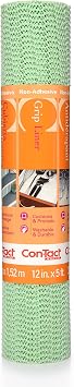 Con-Tact Brand Grip Shelf and Drawer Liner, 12" x 5', Sage