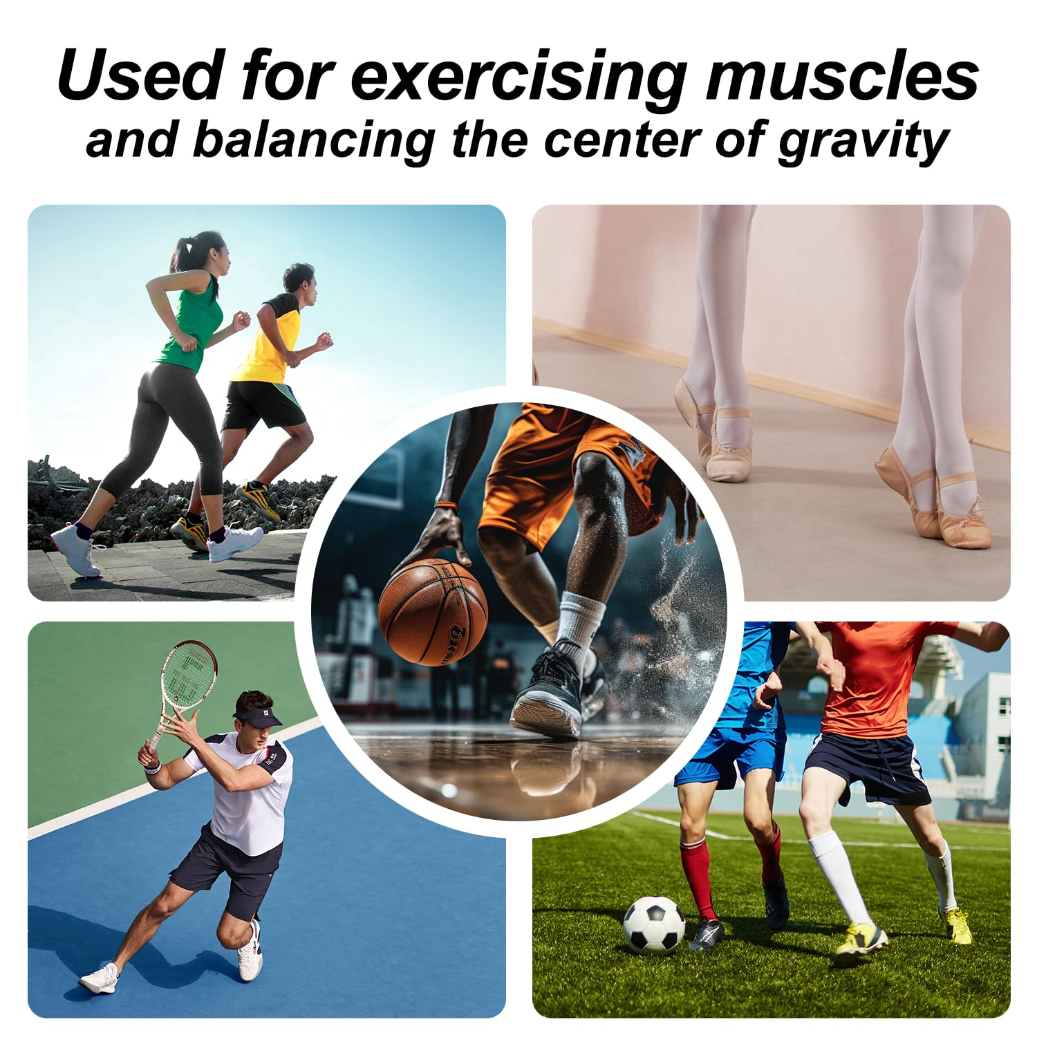Planche inclinée en bois pour étirement des mollets, réglable et portable avec guide d'entraînement, capacité de charge de 136 kg, équipement de physiothérapie pour jambes, genoux, talons et chevilles
