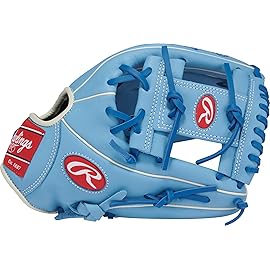 Rawlings | Select Pro Lite Series BO BICHETTE Youth Baseball Glove | 11.5 | Right Hand Throw | Columbia Blue/Royal