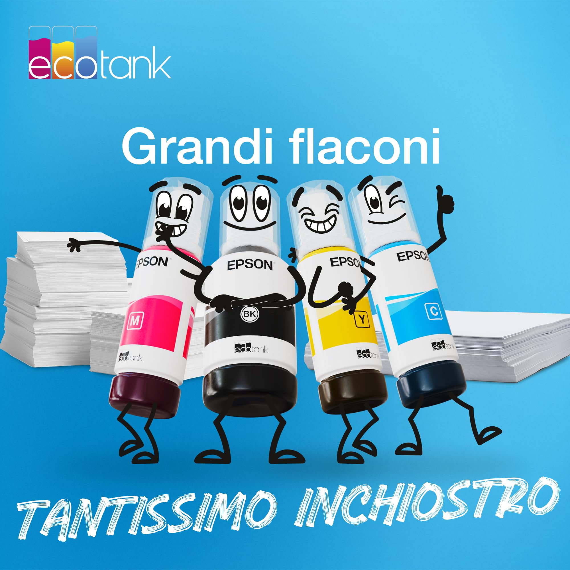 113 EcoTank 4 Colore Multipack Printer Paper - Dettaglio