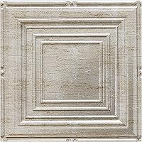 Vista 17 de FASÄDE Panel de techo decorativo de vinilo para retrato en blanco mate (muestra de 12 x 12 pulgadas)