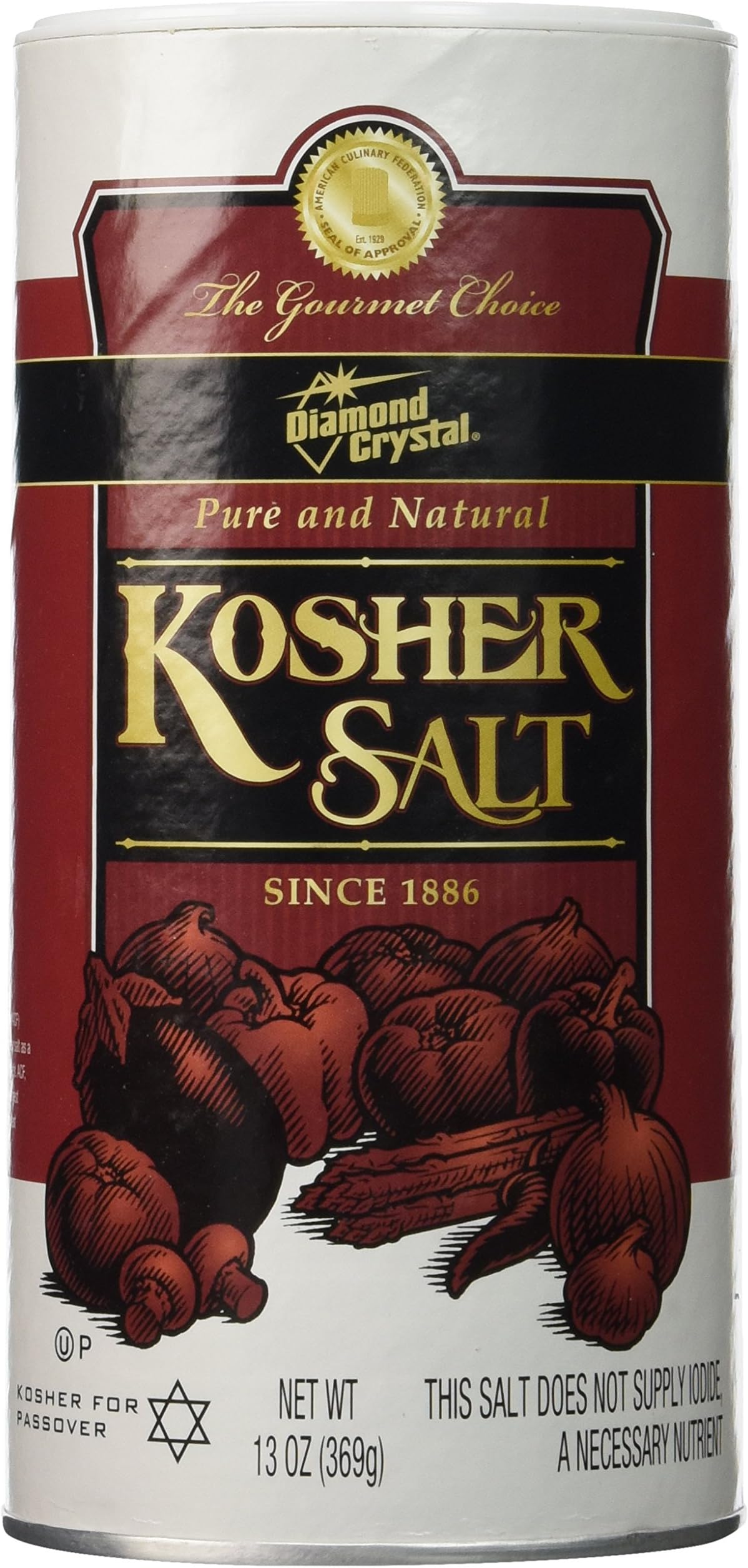 Diamond Crystal Kosher Salt-13 oz (Pack of 2)