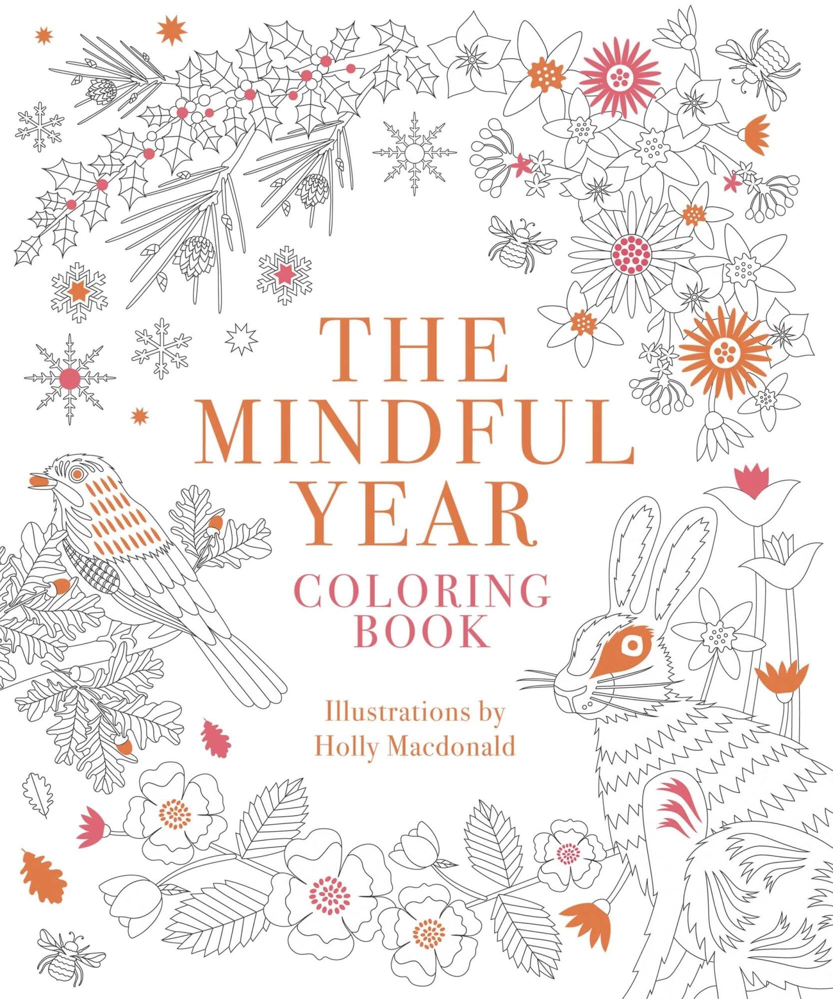 The Mindful Year Coloring Book by Quadrille PAPERBACK 9781837834051