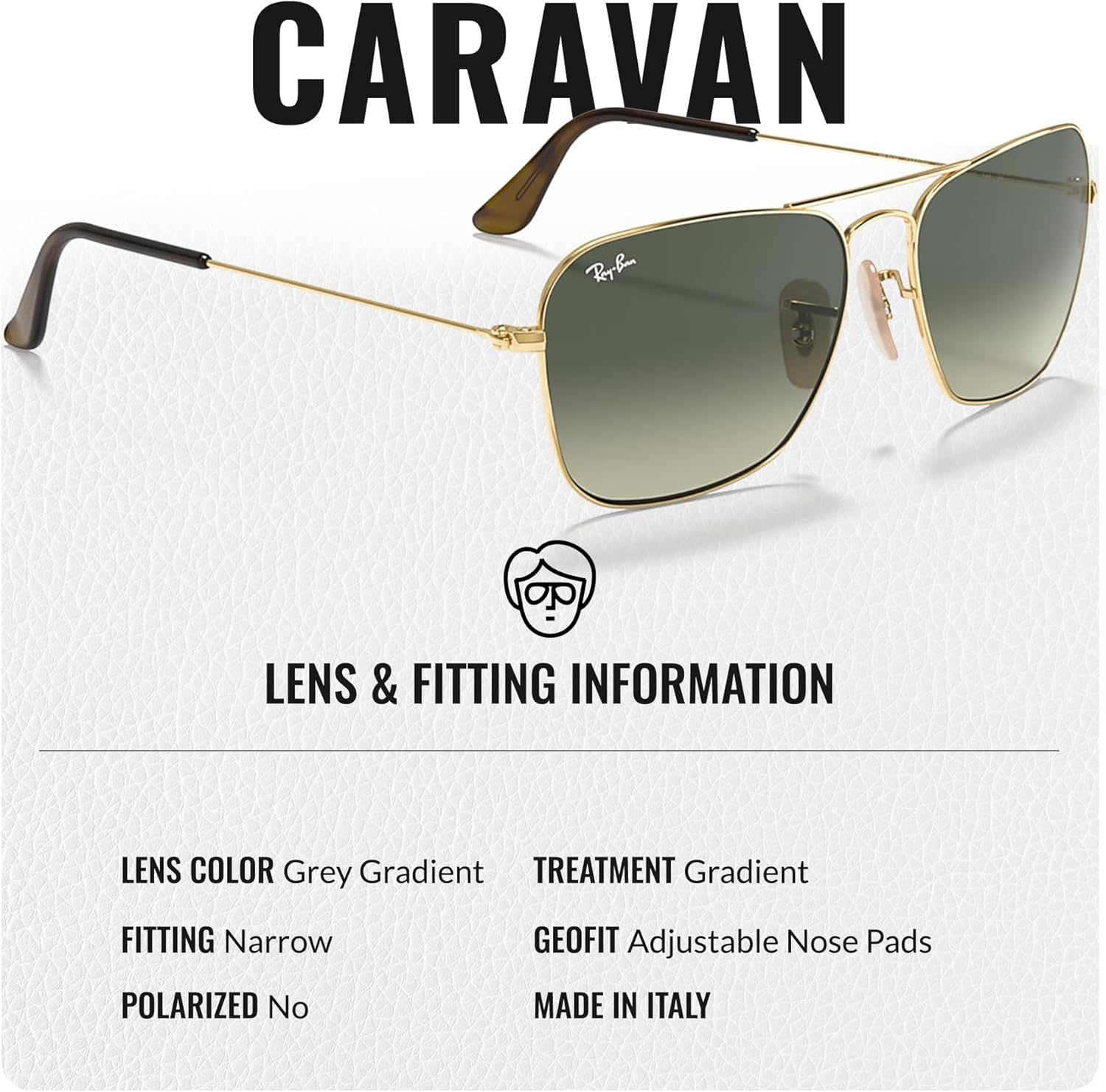 Ray-Ban RB3136 CARAVAN Square Shaped Sunglasses for Men & Women with Official RAYBAN Eyewear Kit - Image 4