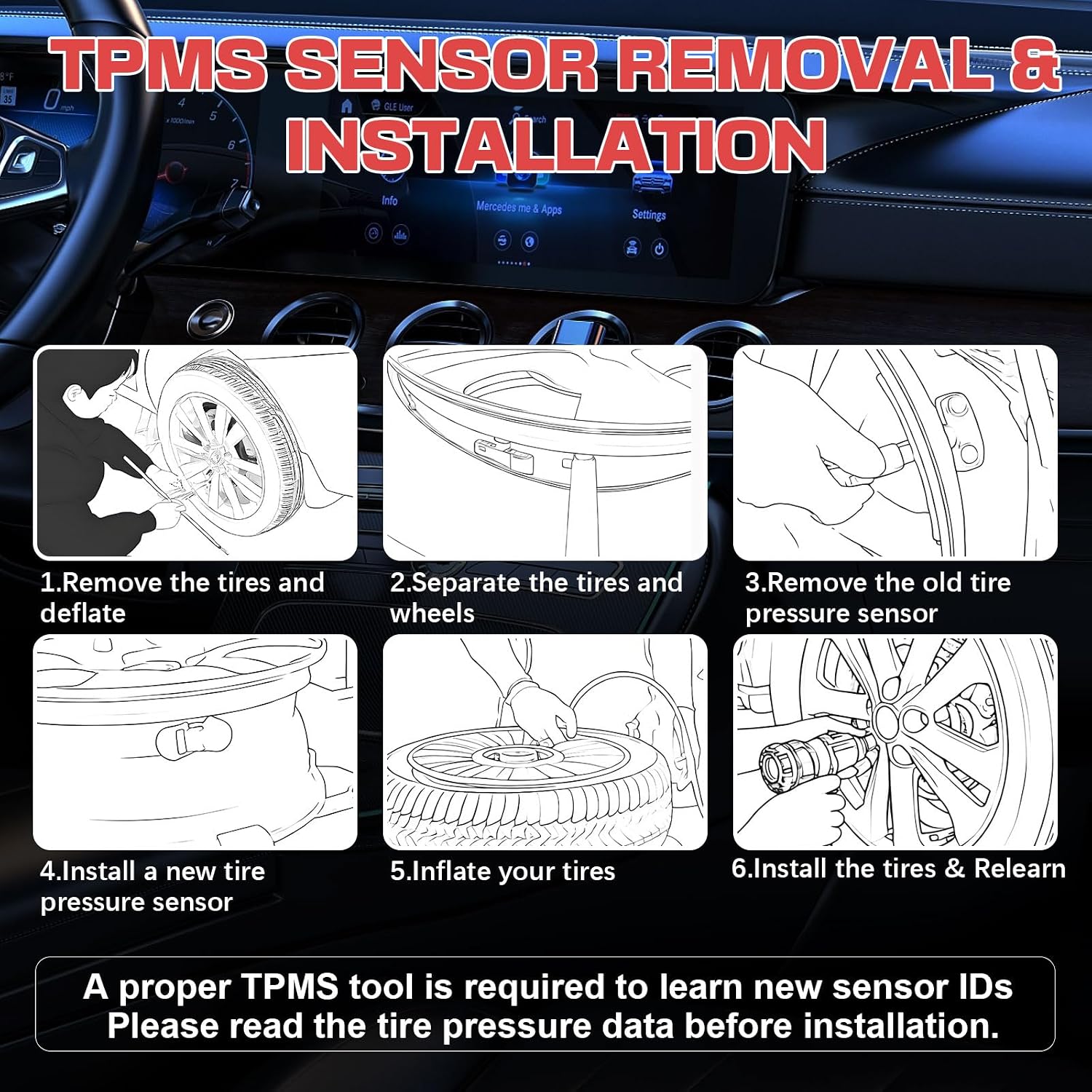 Tpms sensors Set of 4 GM TPMS Sensors 315MHz (4PCS) Compatible with Chevy Express Equinox Traverse GMC Savana Acadia Buick Endave Replaces# 13586335 13598771
