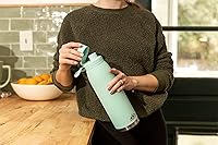 Vista 4 de Hydrapeak Tapa de repuesto con mango flexible, se adapta a todas las botellas de agua Hydrapeak con aislamiento de boca ancha, a prueba de fugas