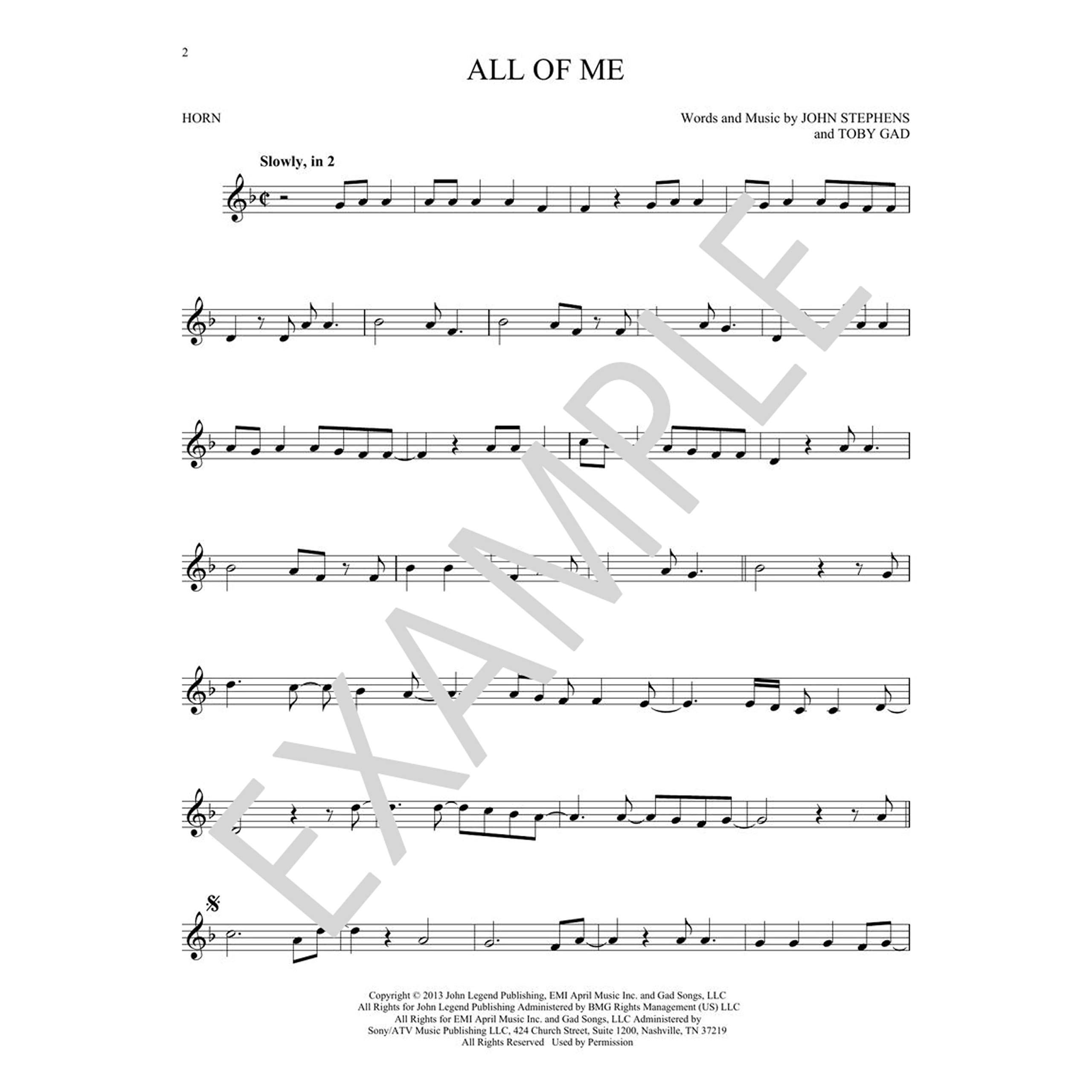 First 50 Songs You Should Play on the Horn: A Must-Have Collection of Well-Known Songs, Including Many Horn Features! - Image 4