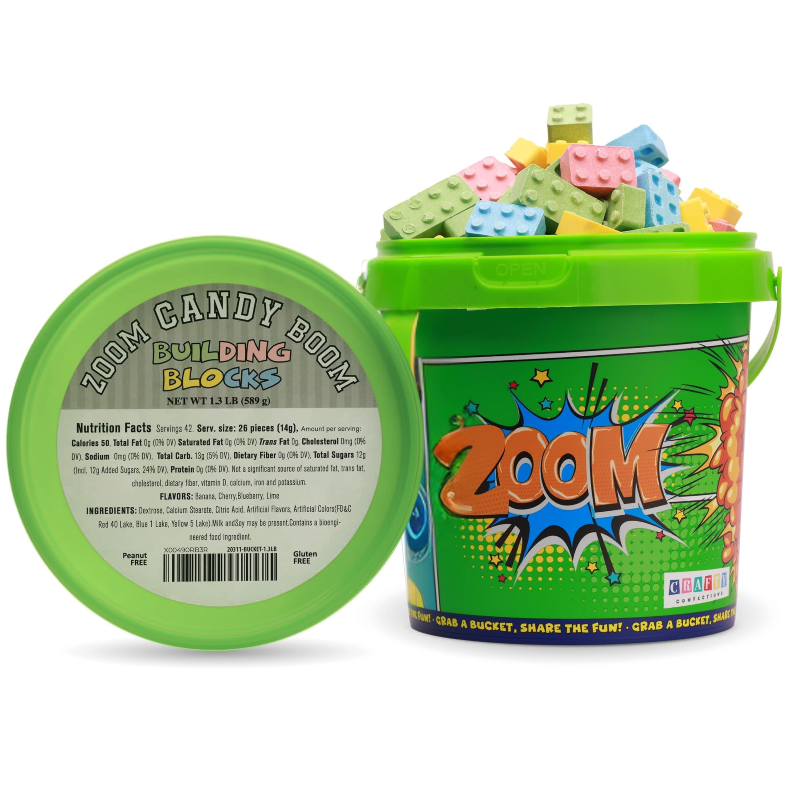 Amazon.com : Candy Blocks - Build, Play, and Snack - 100% Edible