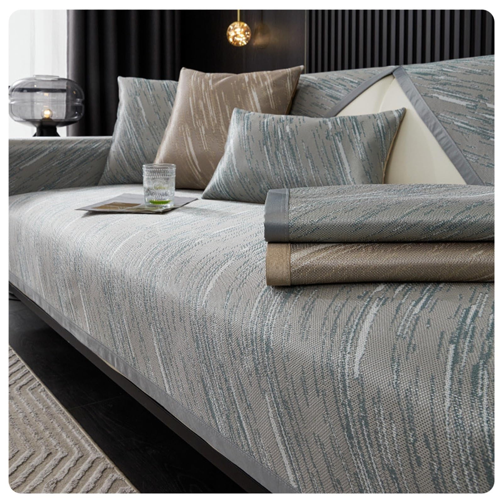 DMJLI-T Sofa Cover, Sofa Slipcovers 1 2 3 Seater,Non-Slip Furniture Protector, Couch Cover for Living Room From Pets/Kids/Dogs,color4-70 * 150cm/27.6 * 59 in