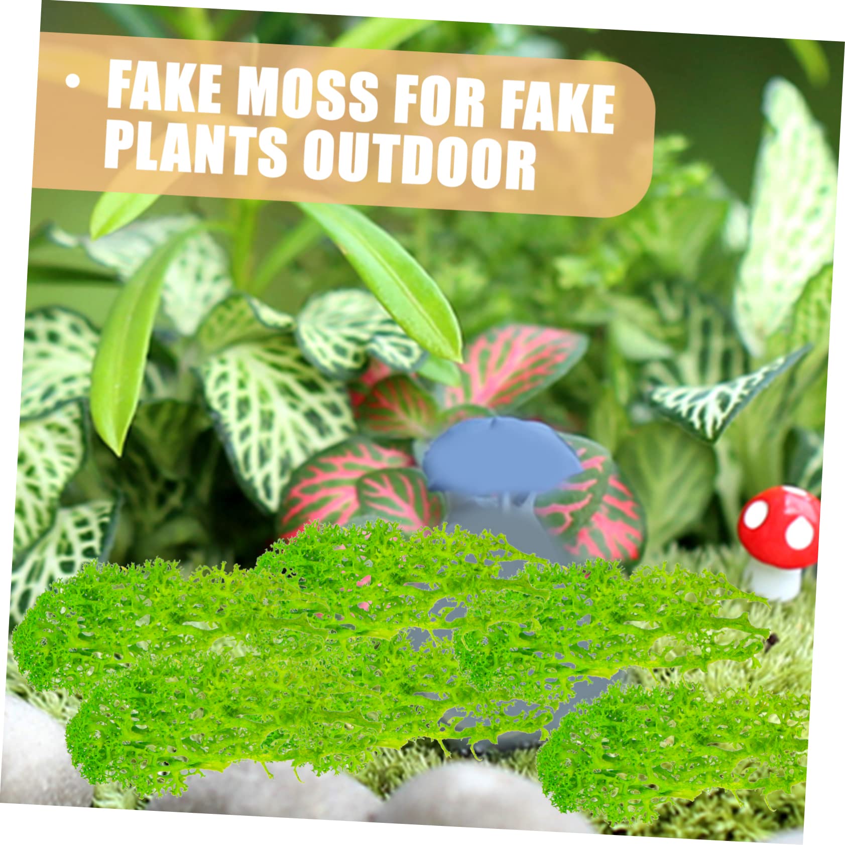 3sätze Künstliche Mooswanddekoration Lebendige Fake-moos-Pflanze Für Wandgestaltung Vielseitig Einsetzbar Für Büro Wohnzimmer Garten Und Hochzeiten Für Kreative -projekte