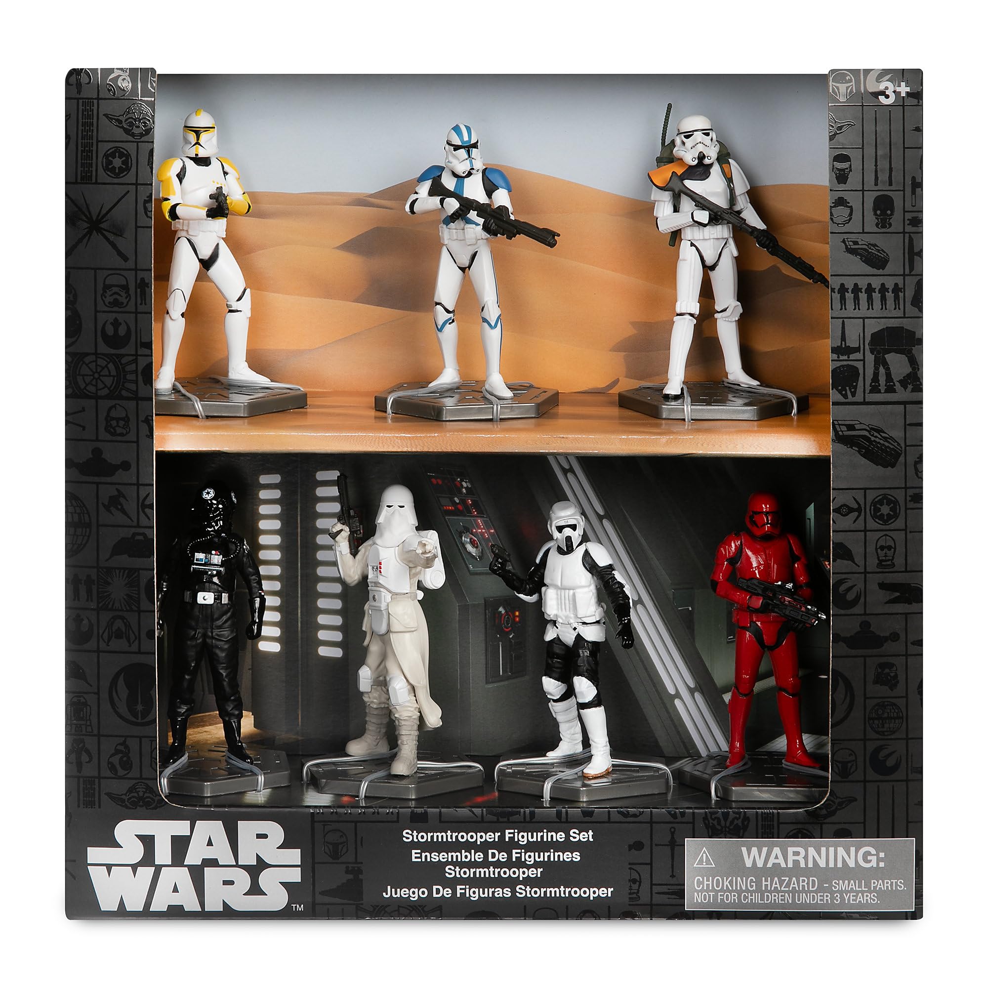 Amazon.com: Disney Store Official Stormtrooper Figurine Set – 7