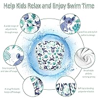Vista 2 de Wegreeco Pañal de natación reutilizable ajustable para bebés y niños pequeños (Koala, S, 3 unidades)