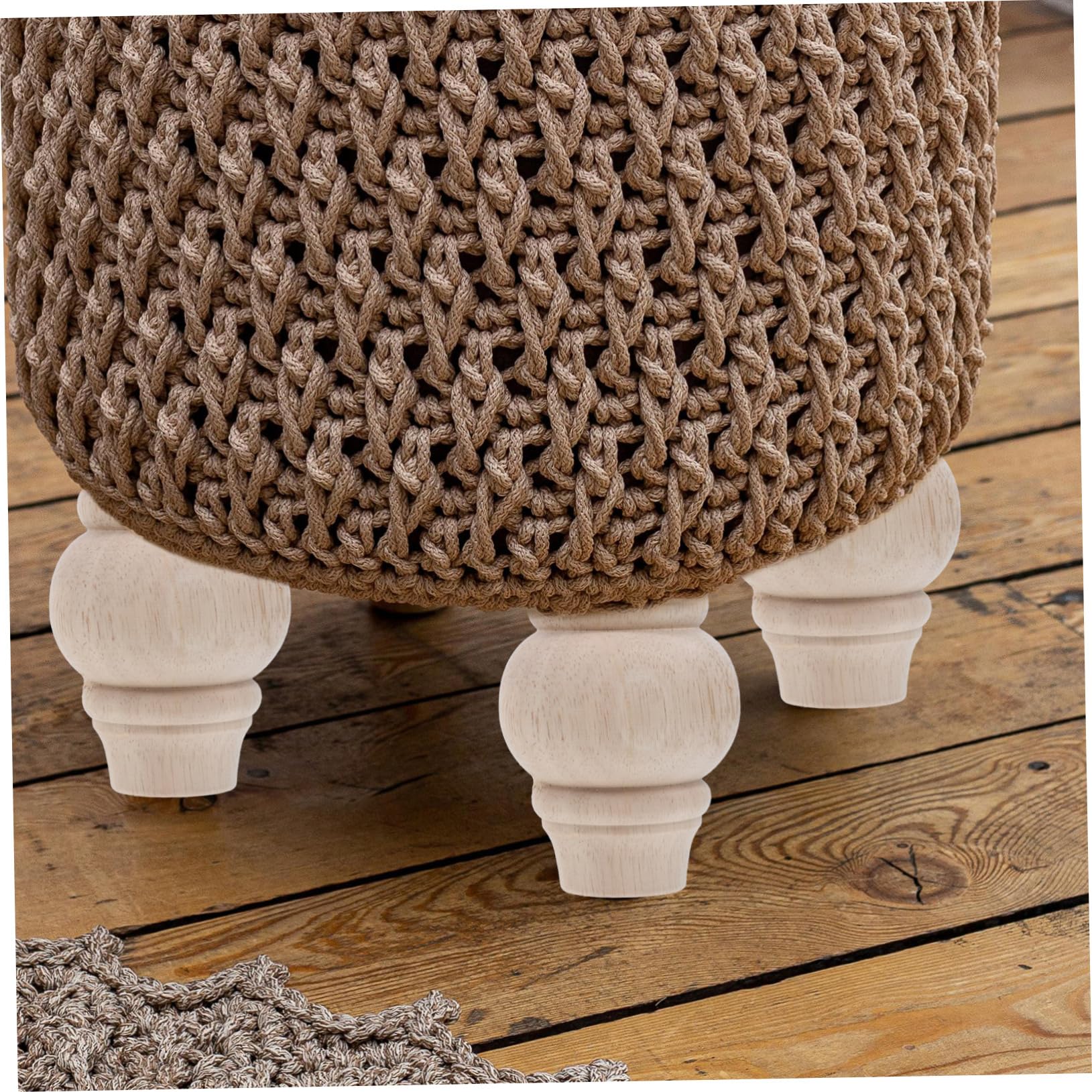 4Pièces Meuble Massif Remplacement pour et Chaise Accessoires de Mobilier Stables et Personnalisables Installation Facile pour Décoration Intérieure